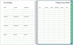 Blue Sky 2021-2022 Academic Year Teachers Weekly & Monthly Lesson Planner, 8.5" x 11", Flexible Cover, Wirebound, Ditsy Dapple Light (132002) - Image 6